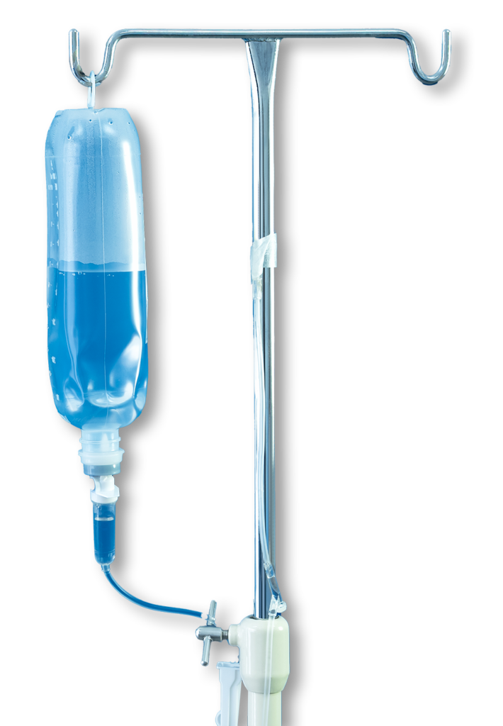 Chemotherapie: Man hängt am Tropf. Die intravenöse Infusion ist die häufigste Arte der Medikamentengabe